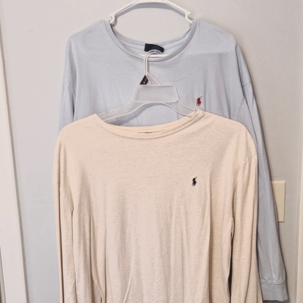 Bundle of Polo by Ralph Lauren Long sleeved soft cotton shirts. 2X.